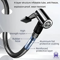 مضخة هواء ذكية محمولة PRIMO PLUS PR605 بقوة 180psi...