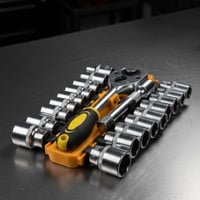 طقم مفاتيح سوكيت DENX DX2586 من كروم الفاناديوم ال...