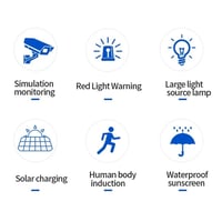 مصباح إضاءة لاسلكي 2178T يعمل بالطاقة الشمسية مقاو...
