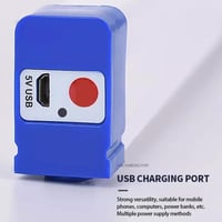 مصباح وكشاف LED T515 قابل للشحن مع إضاءة قوية ومقا...