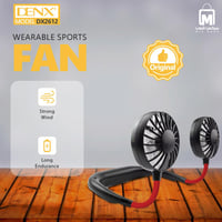 مروحة DENX DX2612 القابلة للارتداء بتبريد قوي و3 س...