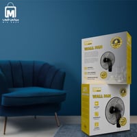 مروحة حائط DENX DX2558 بـ 3 سرعات وتبريد هادئ وتوز...