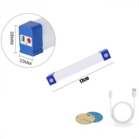 مصباح وكشاف LED T515 قابل للشحن مع إضاءة قوية ومقا...