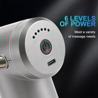 جهاز مساج كهربائي محمول لتدليك العضلات مع 4 رؤوس و...