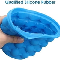 دلو مكعبات الثلج 2 × 1 من السيليكون لصنع قوالب الث...