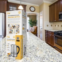 غلاية كهربائية DENX DX3408 بزجاج بوروسيليكات 1.8 ل...