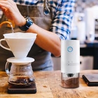 مطحنة قهوة محمولة Primo Plus اللون ابيض