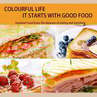 آلة تحميص الخبز بقوة 650 واط مع 6 مستويات حرارة مخ...