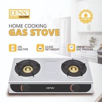 موقد غاز DENX DX2809 بإشعال تلقائي وشعلة حديد زهر...
