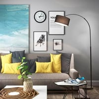 مصباح إضاءة أرضي مزود بـ 3 درجات حرارة للألوان مع...