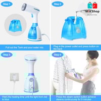 مكواة البخار المحمولة بقوة 1500 واط وسعة 280 مل لك...