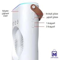مروحة رذاذ مزدوجة 2 في 1 DENX DX2608 بدوران 90° وت...