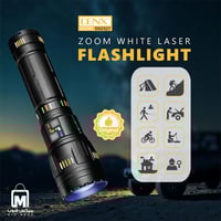 كشاف DENX DX2327 ليزر أبيض قابل للتكبير 3600 لومن...