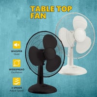 مروحة طاولة بثلاث سرعات مختلفة للمنزل والمكتب