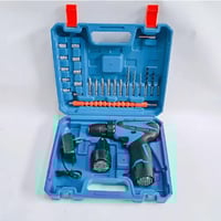 دريل كهربائي AB WAKEEL ببطارية 12V مع عدة ملحقات ل...