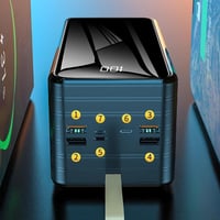 باور بنك DENX DX410 – 80000mAh، شحن سريع، LED للطو...