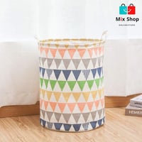 سلة غسيل ملابس قابلة للطي مع رباط لتخزين الملابس