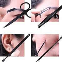 مجموعة أدوات تقليم الأظافر من الستانلس ستيل - مكون...