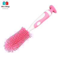 فرشاة سيليكون 2 في 1 و فرشاة نايلون صغيرة لتنظيف ز...