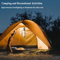 مصباح طوارئ Haverliang HEL‑6866T LED قوي طويل العم...