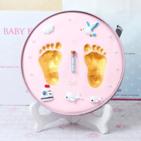 عجينة البصمة لطباعة بصمة يد أو قدم الطفل للذكرى