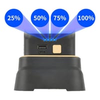 مصباح طوارئ LED متعدد المصادر HS-8035B قابل للشحن...