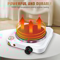 موقد كهربائي فردي DENX DX2801 بقوة 1000 واط بتسخين...