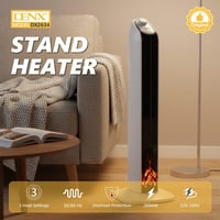 مدفأة عمودية DENX DX2634 بلهب ثلاثي الأبعاد و2000...