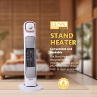 مدفأة كهربائية DENX DX2605 بقدرة 2000 واط،، ودوران...
