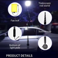 كشاف LED طويل مع وحدة تحكم RF – إضاءة ديناميكية، ت...