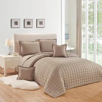 طقم لحاف مضغوط مايكروفايبر مكون من 4 قطع من Moon (...