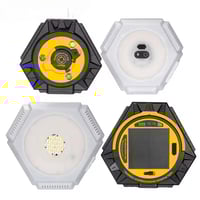 أضواء تخييم RGB بخيط 10 متر مع كشاف LED وباور بانك...