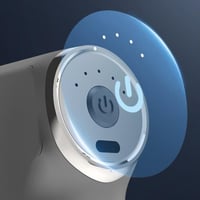 مسدس تدليك العضلات KH-740 بخمس سرعات و4 رؤوس لتخفي...