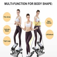 جهاز تمارين اللياقة البدنية للسلالم، مع أربطة مقاو...