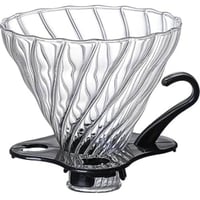 قمع ترشيح قهوة زجاجي V60 منقط قهوة احترافي لتحضير...