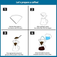 فلاتر قهوة Primo Plus V60 بنية 100 حبة ورق طبيعي ل...