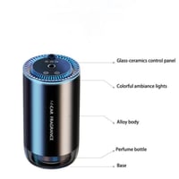 فواحة عطرية للسيارة DENX DX2561 مع اضاءة جذابة لتع...