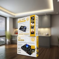 موقد غاز محمول DENX DX2806 بقدرة 2800 واط آمن للتخ...