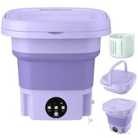 غسالة ملابس قابلة للطي متعددة الوظائف بسعة 11 لتر...