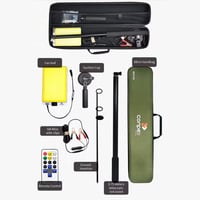 كشاف LED طويل مع وحدة تحكم RF – إضاءة ديناميكية، ت...