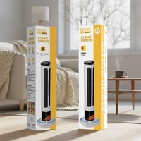 دفاية عمودية DENX DX2633 بقدرة 2000 واط مع لهب 3D...