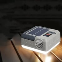 مصباح التخييم الشمسي ZJ-1558 - قابل لإعادة الشحن م...