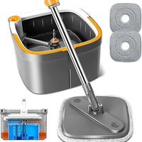 الممسحة الدوارة والدلو بتقنية فصل ذاتي للمياه مع ر...