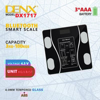 ميزان ذكي DENX DX1717 بتقنية البلوتوث لتحليل الجسم...