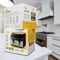 المقلاة الهوائية المزدوجة DENX DX2091