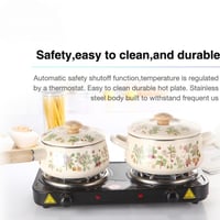 فرن كهربائي مسطح مزدوج PRIMO PLUS PR615 بقوة 2000...