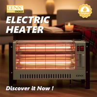 دفاية كهربائية DENX DX2637 بقوة 1600 واط مع ترطيب...