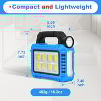 كشاف محمول Hurry Bolt HB 8678S-8 متعدد الوظائف بال...