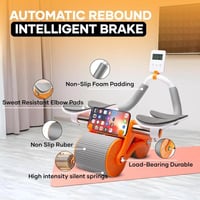 عجلة تمارين البطن المزدوجة - 4 مسند