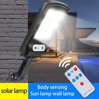 مصباح الطاقة الشمسية COB BK-818-6 مع مستشعر حركة،...